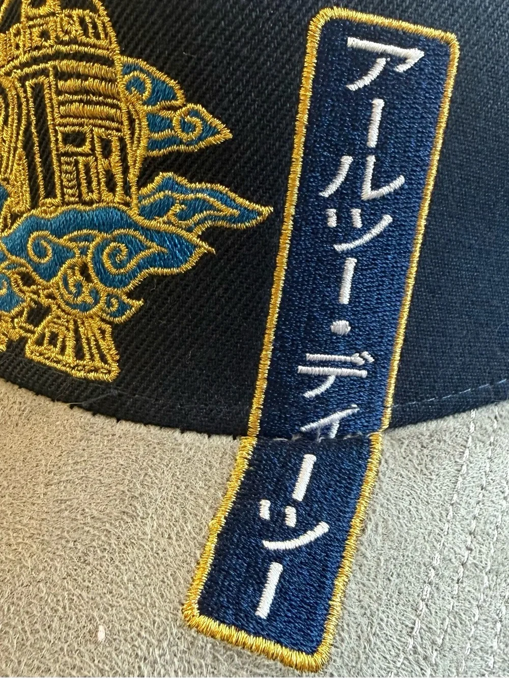 R2-D2 Embroidered Snapback Hat Navy Gray Japanese Star Wars Baseball Cap